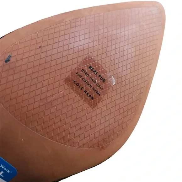 Cole Haan Etta Leopard Print Calf Hair Ankle Booties 7 - Picture 5 of 11